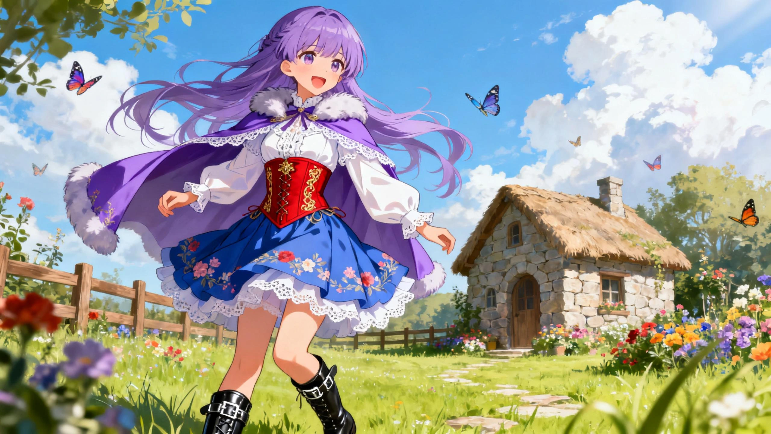 Pika AI landscape motion video prompt example